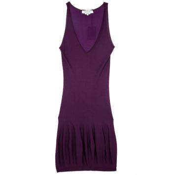 Pre Owned Saint Laurent Paris Flare Hem Dress S