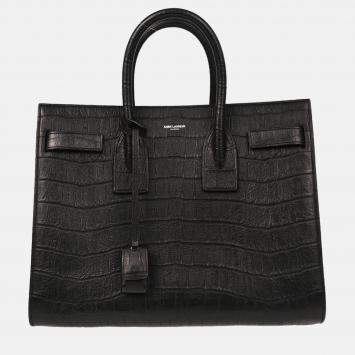 Saint Laurent Black Sac de Jour 2way Handbag