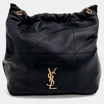 Pre Owned Saint Laurent Paris Black Leather Jamie 43 Fauchon