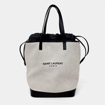 Pre Owned Saint Laurent Paris Teddy Shopper Bag