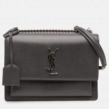 مملوكة مسبقًا Saint Laurent Paris Medium Leather Monogram Sunset Crossbody