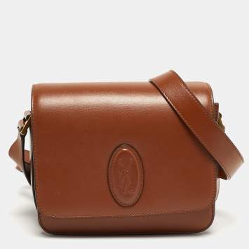 مملوكة مسبقًا Saint Laurent Le 61 Medium Brown Leather Shoulder Bag