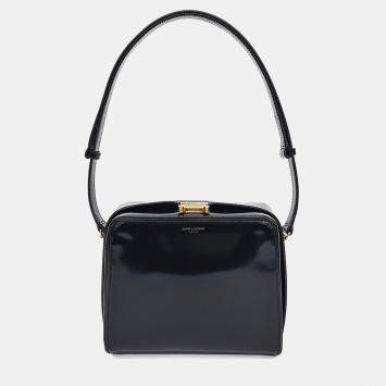 Pre Owned Saint Laurent Paris Black Leather Anais Box Bag (750766)