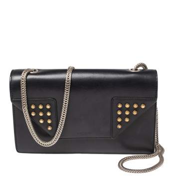 مملوكة مسبقًا Saint Laurent Black Leather Betty Shoulder Bag