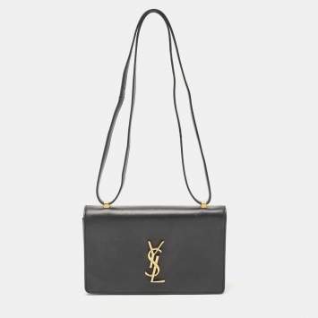 Pre Owned Saint Laurent Black Leather Dylan Small Shoulder Bag