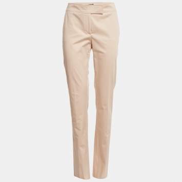 Salvatore Ferragamo Pink Cotton Trousers M