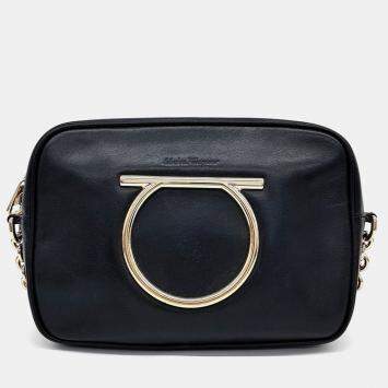 Pre Owned Ferragamo Gancini Crossbody Bag