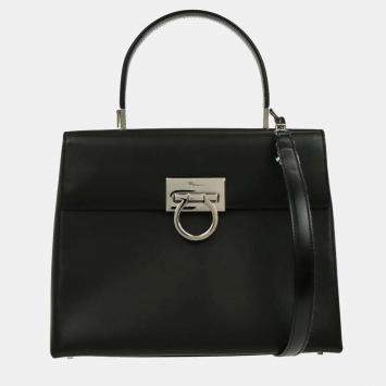 مملوكة مسبقًا حقيبة سالفاتوري فيراغامو جانشيني سوداء بيدين