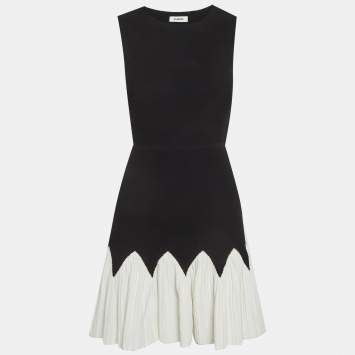 Pre Owned Sandro Black Knit Cassie Mini Dress XS