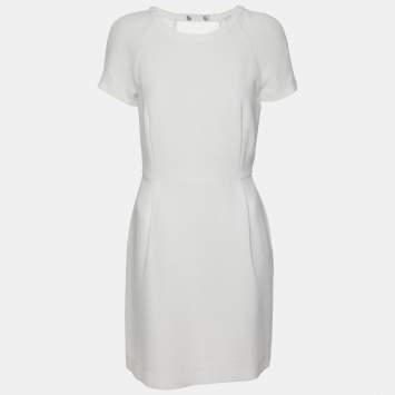 Pre Owned Sandro White Mini Dress S