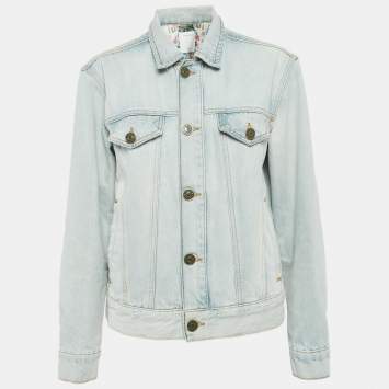 Pre Owned Sandro Blue Denim Jacket S