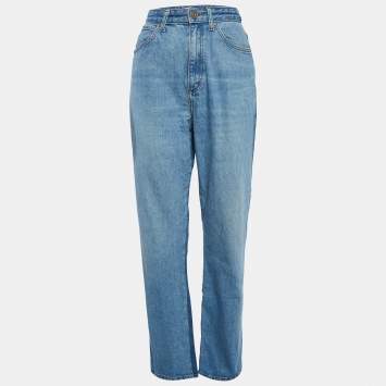 مملوكة مسبقًا Sandro Blue Denim High Rise Jeans M/Waist 26"