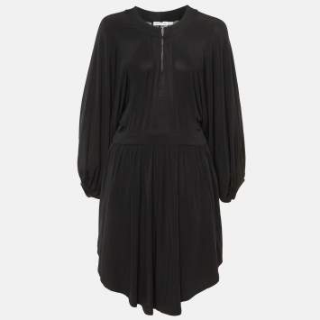 Pre Owned See by Chloé Black Jersey Knee Length Dress S