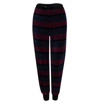 Pre Owned Sonia Rykiel Multicolor Striped Velvet Jogger Pants XL