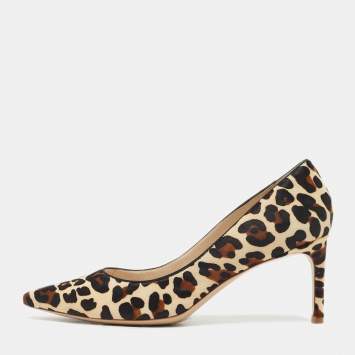 Sophia Webster Beige/Brown Calf Hair Rio Pumps Size 40