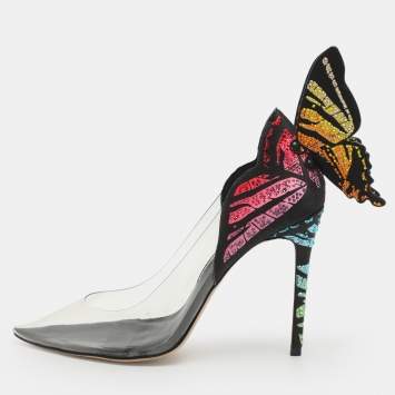 مملوكة مسبقًا Sophia Webster Chiara Size 41 Multicolor PVC and Satin Pumps