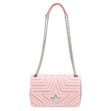 مملوكة مسبقًا Stella McCartney Pink Faux Leather Stella Star Crossbody Bag