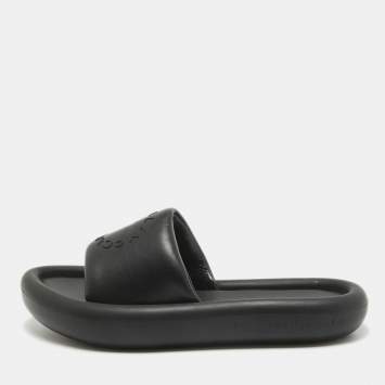 【送料&関税込】Stella McCartney Padded Faux Leather Slides Stella McCartney Padded Faux Leather Slides | italist