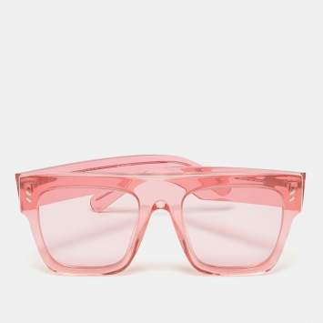 Pre Owned Stella McCartney Pink SC0119S Square Sunglasses