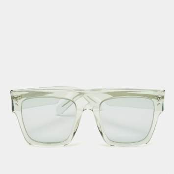 Pre Owned Stella McCartney Light Green SC0119S Square Sunglasses
