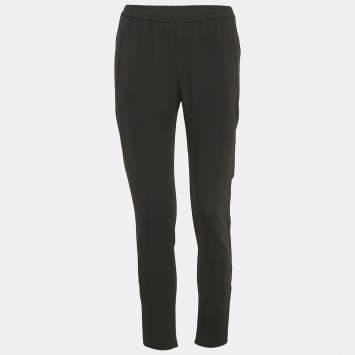 Pre Owned Stella McCartney Black Crepe Pants S