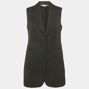 Stella McCartney White Lace Embroidery Detail Sleeveless