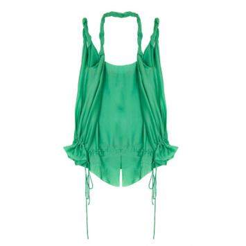 Pre Owned Stella McCartney Silk Drawstring Top S