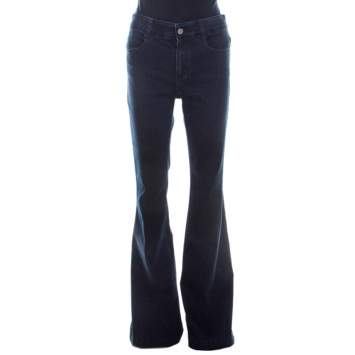 Pre Owned Stella McCartney Navy Blue Denim Flared Jeans L 
