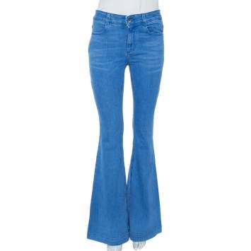 Pre Owned Stella McCartney Blue Denim Flared Jeans M 