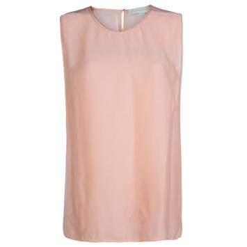 Pre Owned Stella McCartney Light Pink Sleeveless Top M