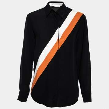 Pre Owned Stella McCartney Black Silk Odette Shirt S