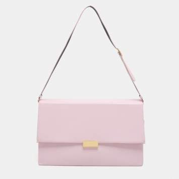 Pre Owned Stella McCartney Pink Faux Leather Beckett Shoulder Bag