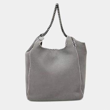 مملوكة مسبقًا Stella McCartney Grey Falabella Tote And Shoulder Bag
