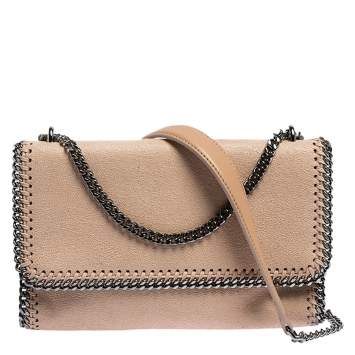 Pre Owned Stella McCartney Blush Pink Faux Leather Falabella Shoulder Bag