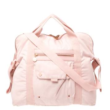 مملوكة مسبقًا Stella McCartney Light Pink Nylon Fern Diaper Bag