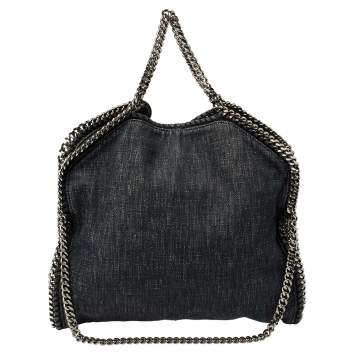 مملوكة مسبقًا Stella McCartney Navy Blue Denim Small Falabella Tote