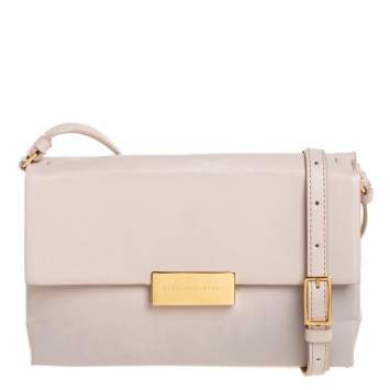 مملوكة مسبقًا Stella McCartney Beige Faux Leather Shoulder Bag