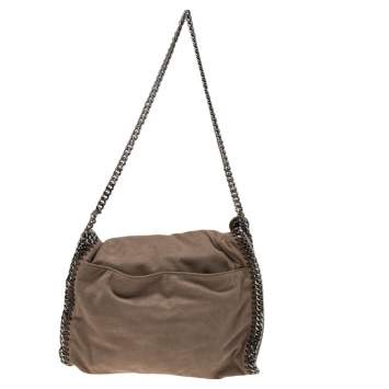 Pre Owned Stella McCartney Beige Faux Suede Falabella Tote