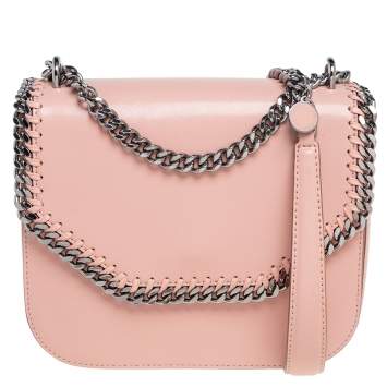 مملوكة مسبقًا Stella McCartney Beige Faux Leather Falabella Box Shoulder Bag