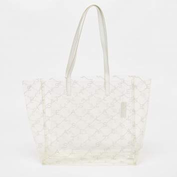 Pre Owned Stella McCartney Clear Monogram PVC Tote