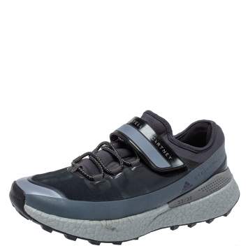 Pre Owned Adidas By Stella McCartney Fabric And Faux Leather Outdoor Boost RAIN.RDY Sneakers Size 38.5