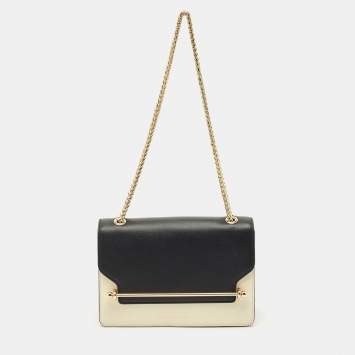 Strathberry Tricolor Leather East/West Chain Shoulder Bag