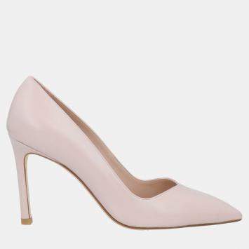 Pre Owned Stuart Weitzman Leather Pointed Toe Pumps Size 41
