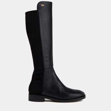Pre Owned Stuart Weitzman Leather Knee Length Boots 39