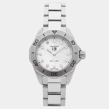 Pre Owned Tag Heuer Aquaracer Professional 200M WBP1416.BA0622 Quartz Women's Wristwatch 30MM