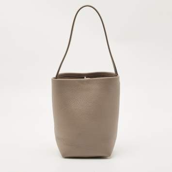 Pre Owned The Row Beige Leather Small N/S Park Tote