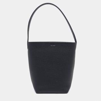 مملوكة مسبقًا The Row Black Leather Parkback Small