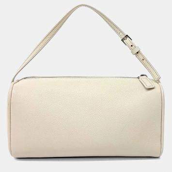 مملوكة مسبقًا The Row White Leather 90's Baguette Bag