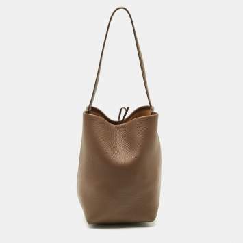 Pre Owned The Row N/S Park Brown Leather Tote