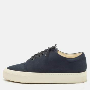 Pre Owned The Row Black Canvas Marie H Sneakers Size 39